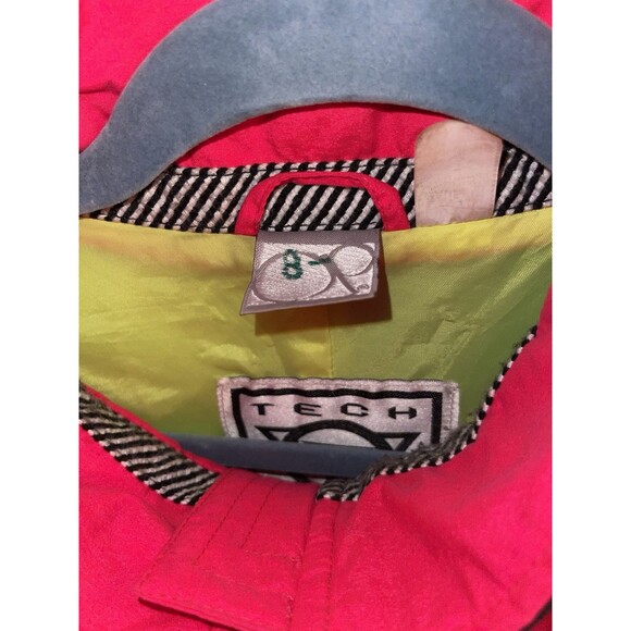 VTG 80’s Neon Ocean Pacific OP Pull Over Jacket Performance Board Wear Size M - Picture 8 of 14